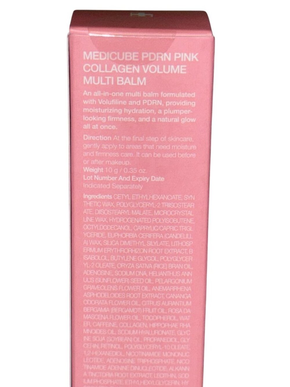 Medicube PDRN Pink Collagen Volume Multi Balm 5% Volufiline 10g 0.35 oz NIB - Picture 3 of 4